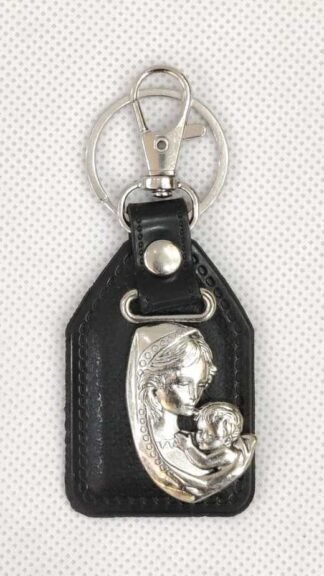 Silver plated Keychain - 4 Inch