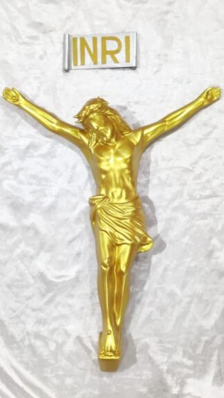 Golden Colored Jesus Figure - 1.5 Feet