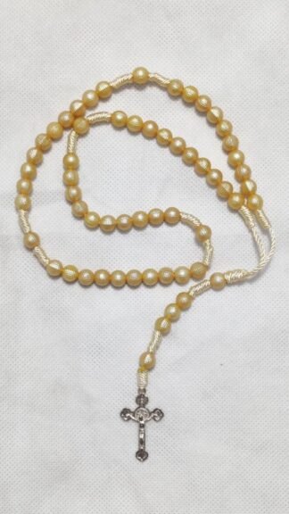 Golden Color Dotted Pearl - 8 mm