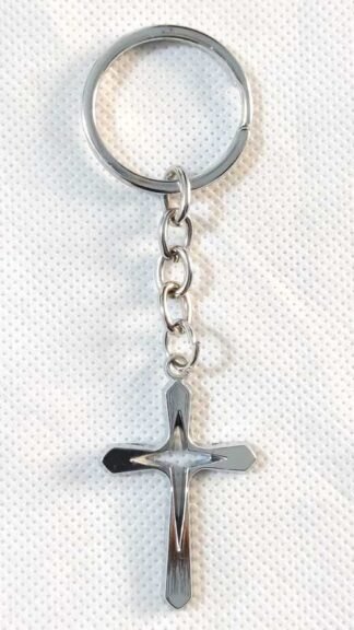 Silver plated Keychain - 4 Inch
