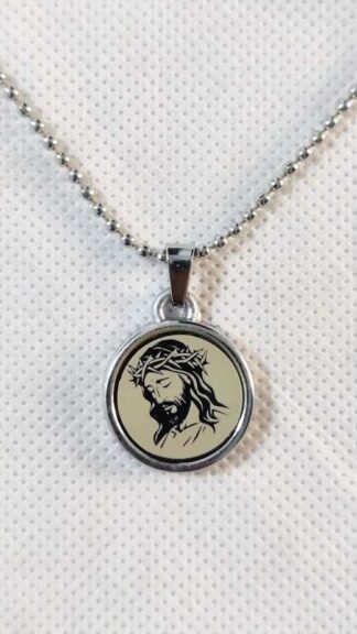 Stainless Steel Chain With Locket - Jesus