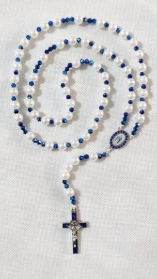 Pearl Rosary With Small Beads - 8 MM