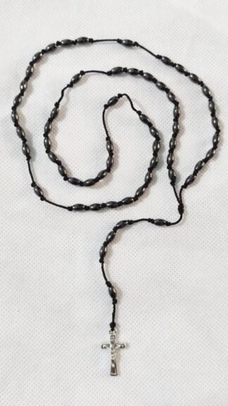 Oval Hematite Rosary