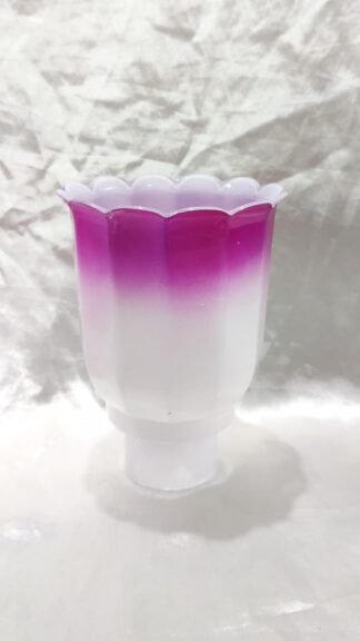 Pink Colored Fiber Globe - 6 Inch