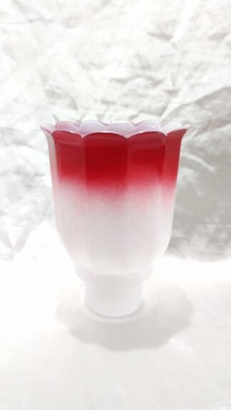 Dc Red Colored Fiber Globe - 6 Inch