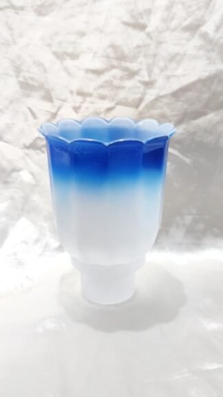 Dc Blue Colored Fiber Globe - 6 Inch