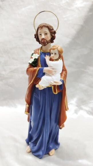 Poly Marble Saint Joseph Figure - 12 Inch
