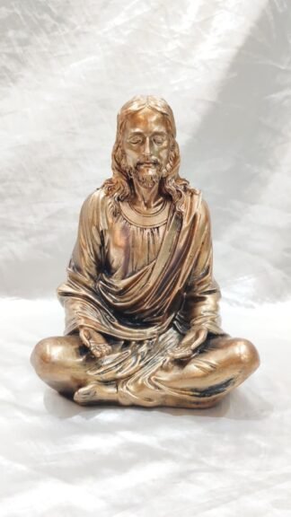 Poly Marble Meditation Statue Of Jesus - 1 Feet