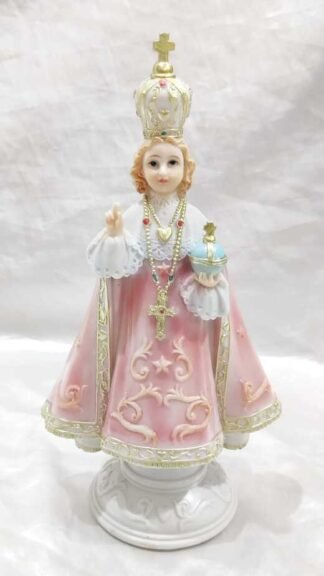 Poly Marble Infant Jesus Statue - 12 Inch