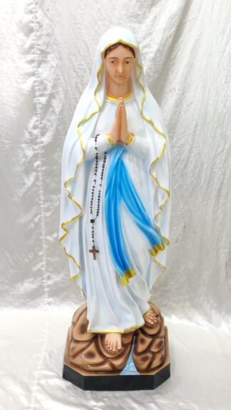 Fiber Our Lady Of Lourdes Statue - 4 Feet