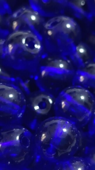 Blue Glass Beads - 6mm