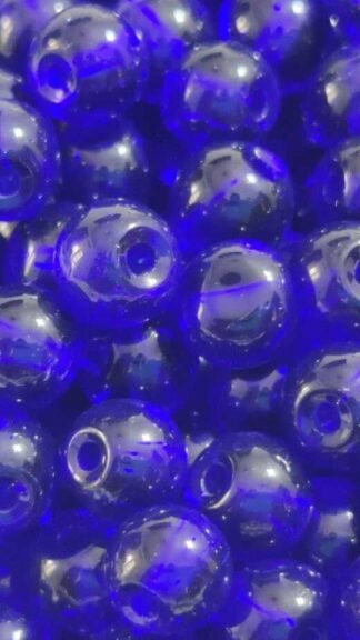 Blue Glass Beads - 8mm