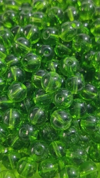 White Glass Beads - 6mm