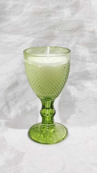 Elegant Crystal Candle Stand - 4 Inch