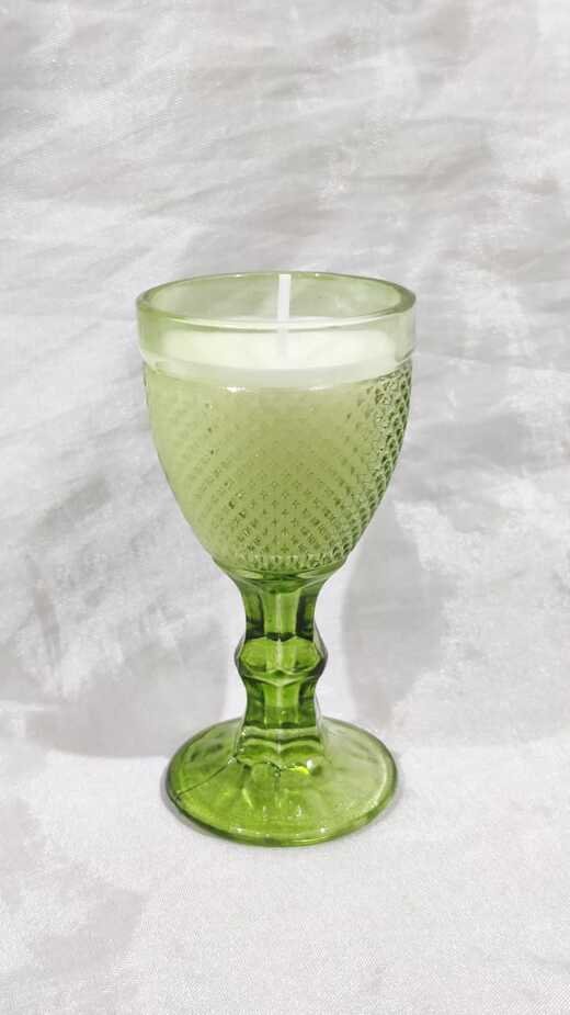 Elegant Crystal Candle Stand - 4 Inch