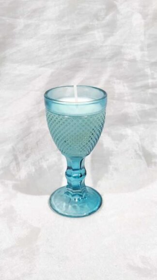 Elegant Crystal Candle Stand - 4 Inch
