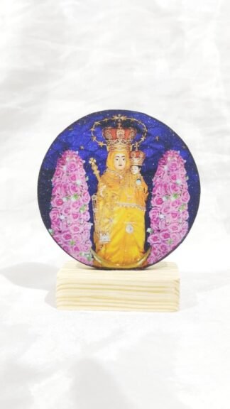 Velankanni Matha Wooden Frame - 4 Inch