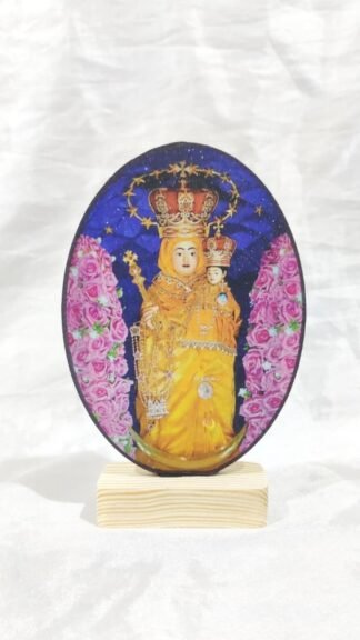 Velankanni Matha Wooden Frame - 6 Inch