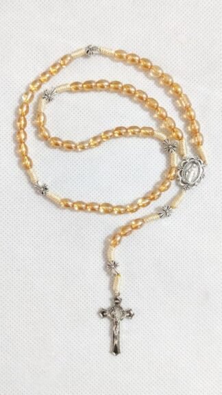 Oval Shining With Medal Rosary