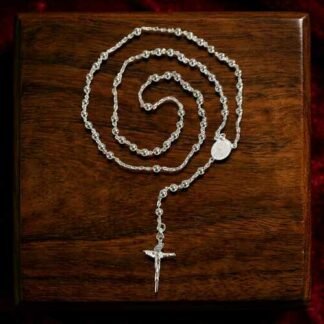 Silver Rosary