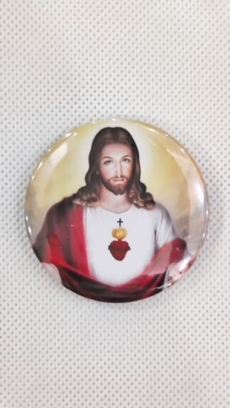 Jesus Fridge Magnet Round