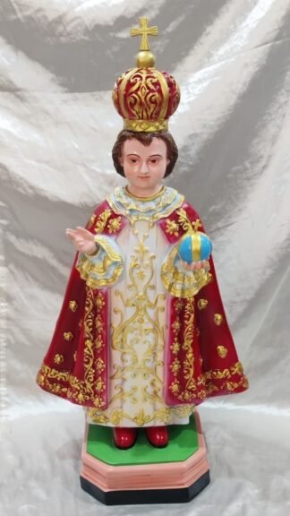 Poly Marble Infant Jesus Statue - 15 Inch