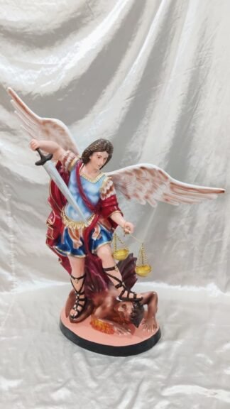 ST.MICHAEL Premium Fiber Statue - 30 Inch