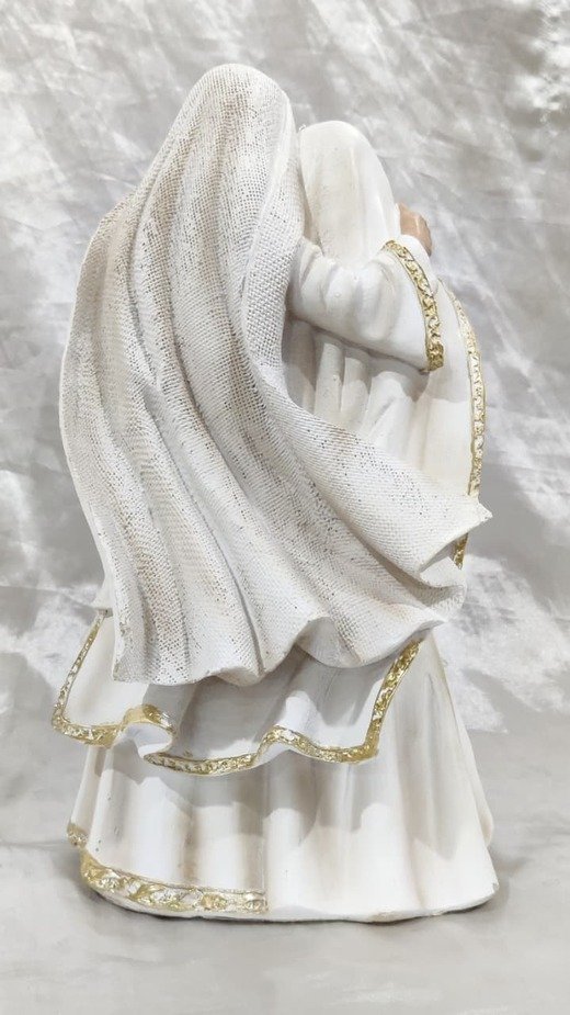Poly Marble Holy Family Statue - 12 Inch - Image 3