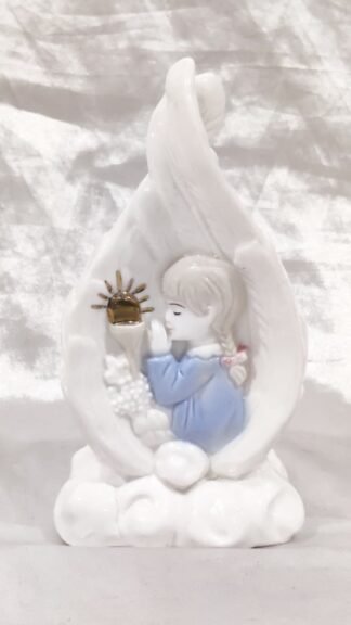 Italian Poly Marble Holy Communion Souvenir Statue - 6 Inch