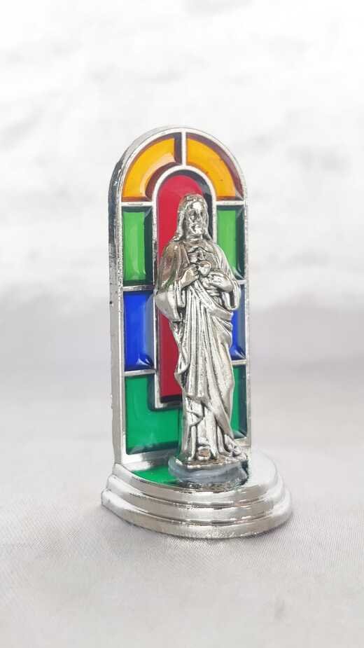 Jesus Car Dashboard Statue - 2.5 Inch - Image 4