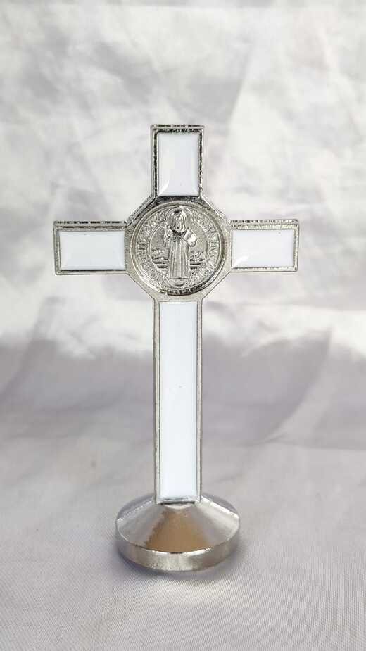 Silver Plated Car Cross - 3 Inch - Image 3