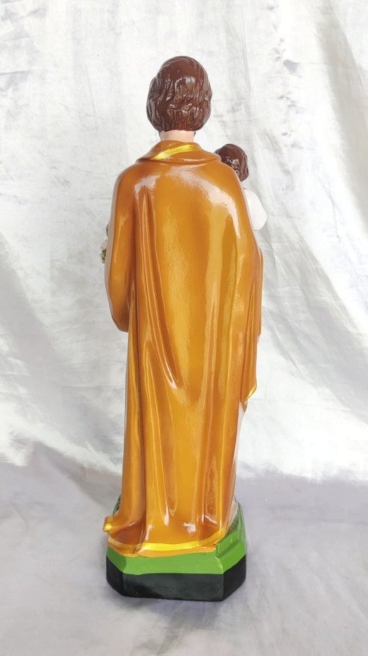 Poly Marble St Joseph Statue - 15 Inch - Image 4