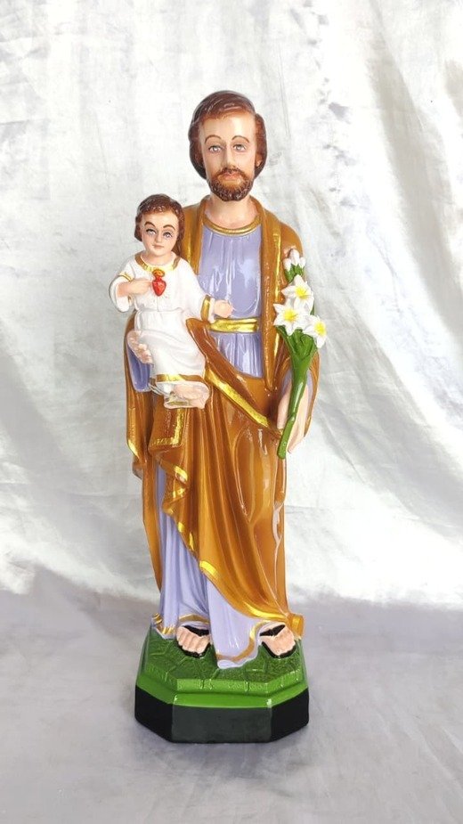 Poly Marble St Joseph Statue - 15 Inch