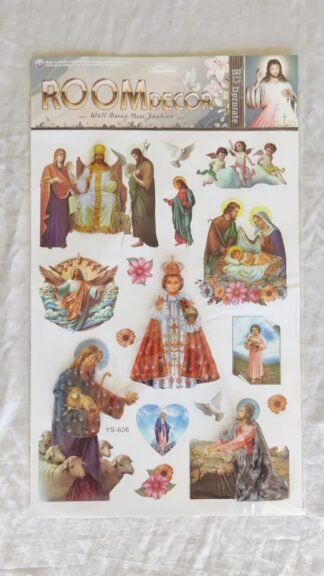 Infant Jesus of Prague and The Good Shepherd 8D Religious Sticker Sheet