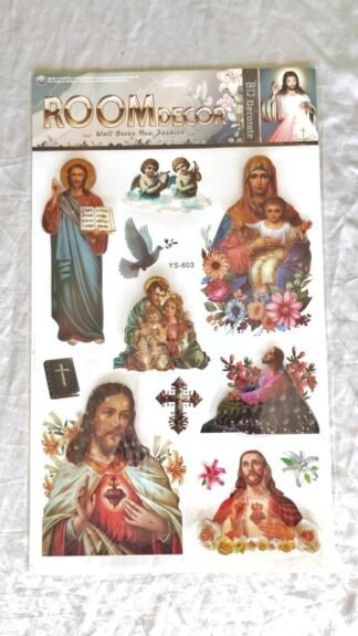 Holy Family 8D Religious Door Sticker Collection