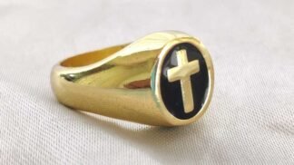 Embedded Gold Plated Ring