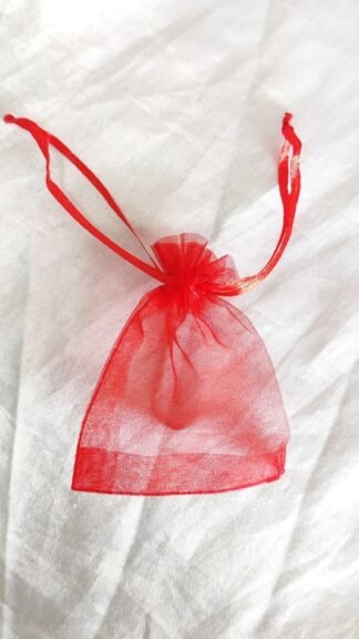 Red Colored Rosary Pouch - 4*3 Inch