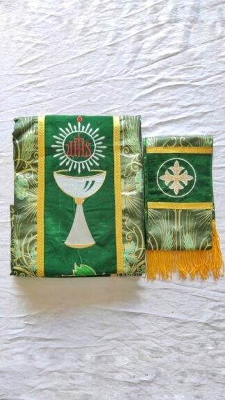 Green color Priest Vestment With Stole