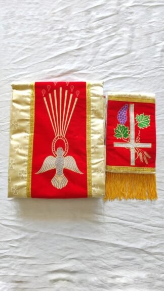 Golden Colored Priest Vestment with Stole
