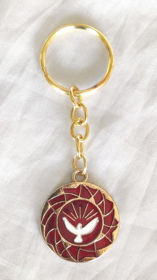 Golden plated Keychain - 4 Inch