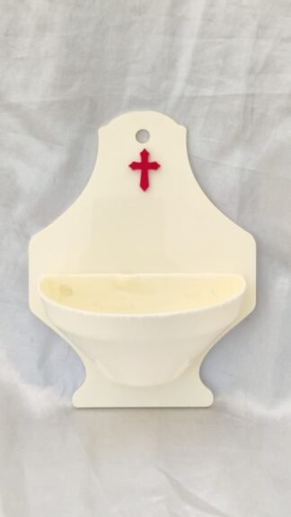 Poly Marble Holy Family Sculpture - 6 Inch