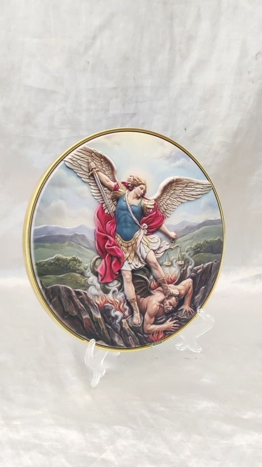 Angel Poly Marble Statue - 8 Inch - Image 3