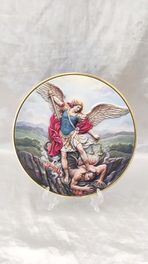 Angel Poly Marble Statue - 8 Inch