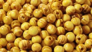 Olive WOODEN BEADS 1KG - 10 MM