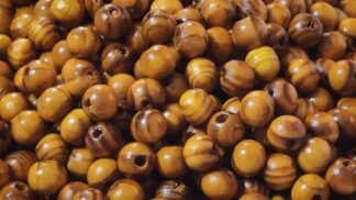 Olive WOODEN BEADS 1KG - 10 MM