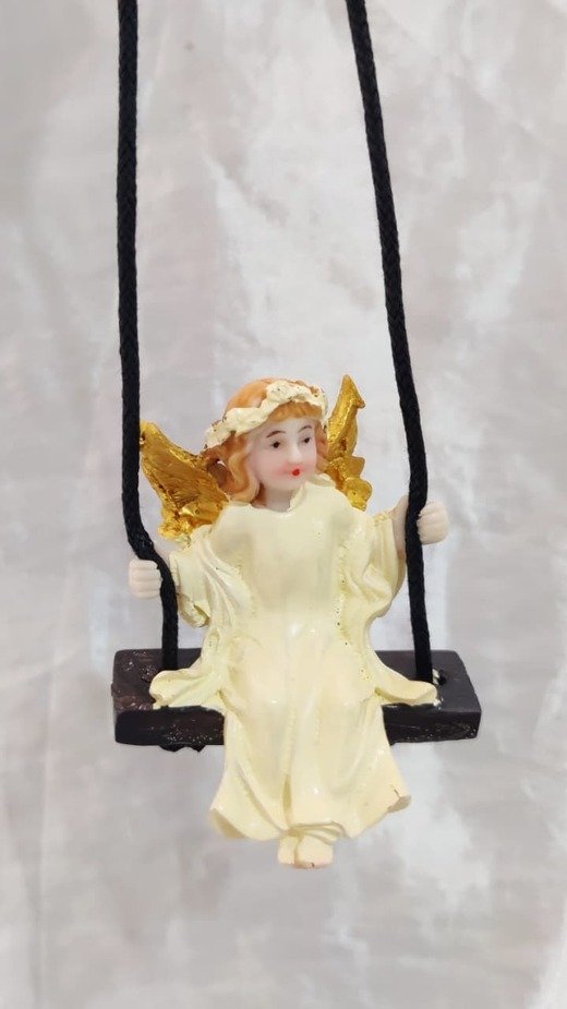 Hanging Angel Poly Marble Statue - 3 Inch - Image 7