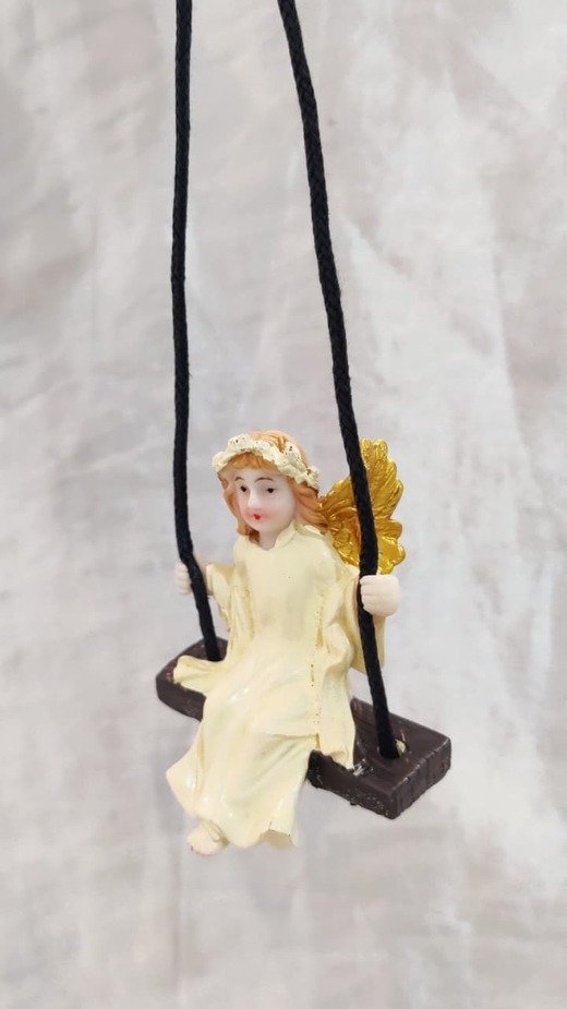 Hanging Angel Poly Marble Statue - 3 Inch - Image 4