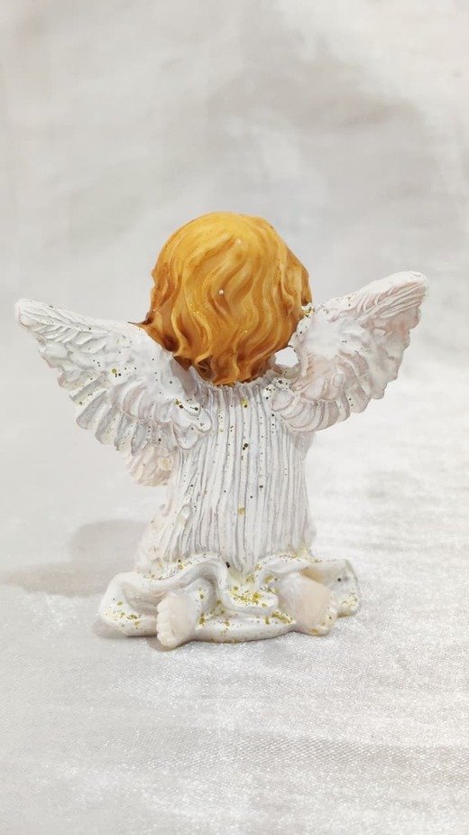 Angel Poly Marble Statue - 2.5 Inch - Image 3