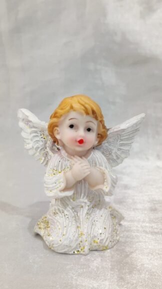 Angel Poly Marble Statue - 2.5 Inch