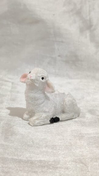 Poly Marble Sheep Tabletop Statue - 2 Inch